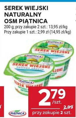 Serek wiejski naturalny promocja w Stokrotka