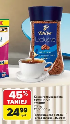 Kawa rozpuszczalna Tchibo Exclusive Original promocja w Carrefour