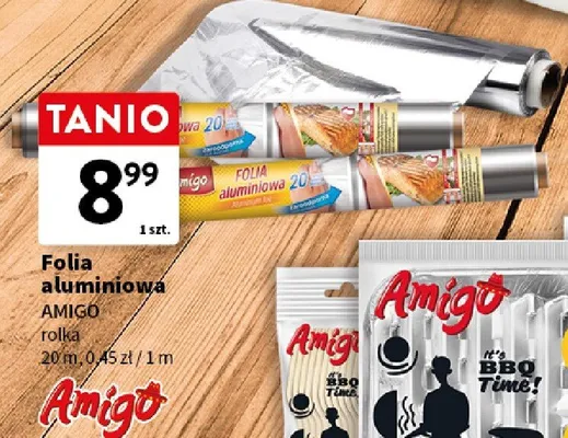 Folia aluminiowa Amigo rolka promocja w Intermarche