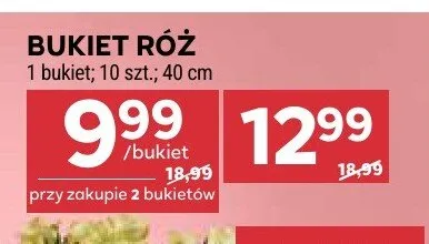 Bukiet róż promocja w Stokrotka