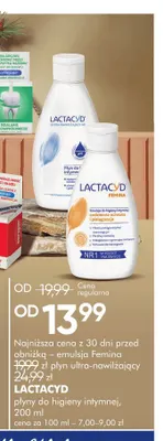 Emulsja do higieny intymnej Lactacyd Femina promocja w Super-Pharm