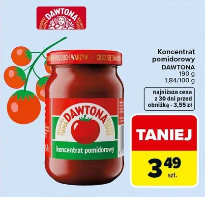 Koncentrat pomidorowy 190 g promocja w Carrefour Market