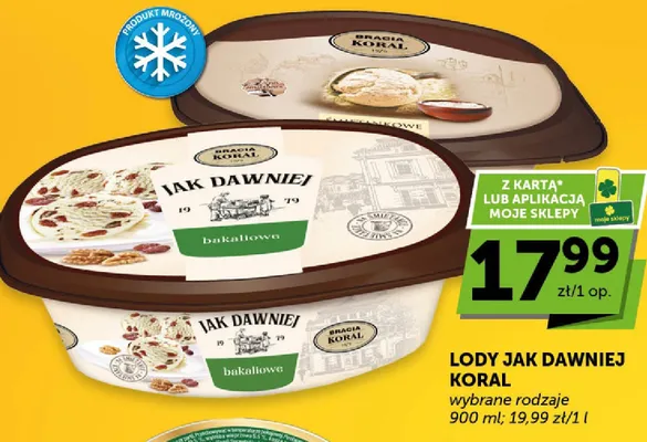 Lody jak dawniej wybrane rodzaje promocja w Euro Sklep