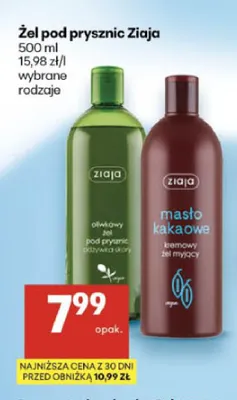 Żel pod prysznic Ziaja promocja w Delikatesy Centrum