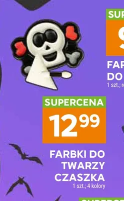 Farbki do twarzy czaszka promocja w Stokrotka