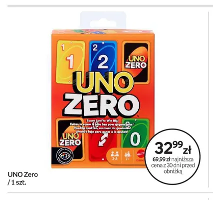 Gra karciana UNO Zero promocja w Empik