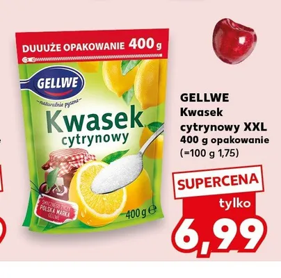Kwasek cytrynowy XXL Gellwe promocja w Kaufland