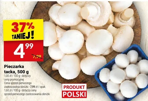 Pieczarka tacka promocja w Twój Market