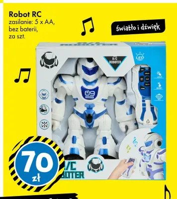 Robot RC promocja w Tedi
