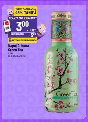 Napój Arizona Green Tea promocja w POLOmarket