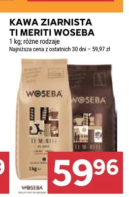 Kawa ziarnista Ti Meriti Woseba promocja w Stokrotka