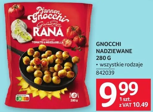 Gnocchi nadziewane 280 g Giovanni Rana promocja w Selgros