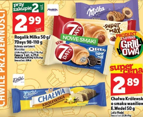 Rogalik Milka Mondelez promocja w TOPAZ