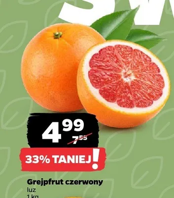 Grejfrut czerwony luz promocja w Netto