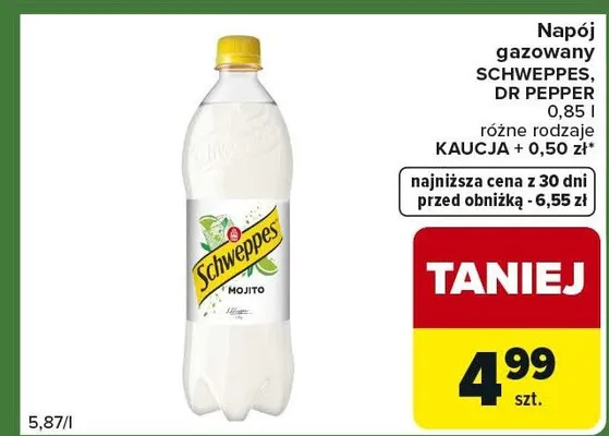 Napój gazowany różne rodzaje promocja w Carrefour Express