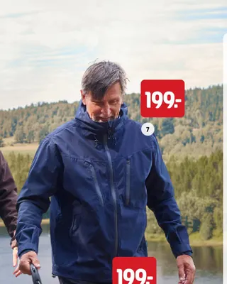 Wodoodporna kurtka oddychająca męska Kayoba Outdoor promocja w Jula