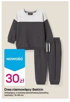 Dres niemowlęcy chłopięcy Bekkin promocja w Pepco