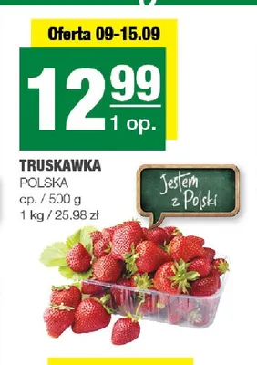 Truskawki polskie promocja w SPAR