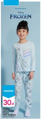 Piżama dziewczęca Frozen promocja w Pepco