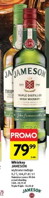 Whiskey Jameson Triple Triple promocja w Intermarche