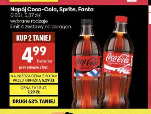 Napój Sprite promocja w Delikatesy Centrum