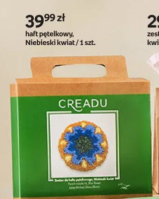 Haft pętelkowy, Niebieski Kwiat promocja w Empik