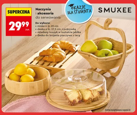 Miska o śr. 21 cm Smukee promocja w Biedronka
