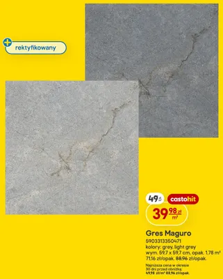 Gres Maguro 59,7x59,7 cm promocja w Castorama