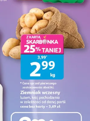 Ziemniak wczesny luzem promocja w Auchan