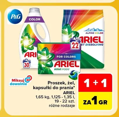 Proszek do prania Ariel promocja w Carrefour