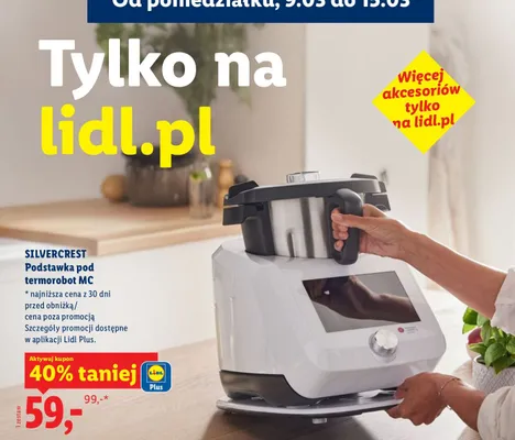 Podstawka pod termorobot MC promocja w Lidl