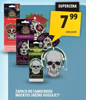 Zapach do samochodu Muertos (różne rodzaje) promocja w Arhelan