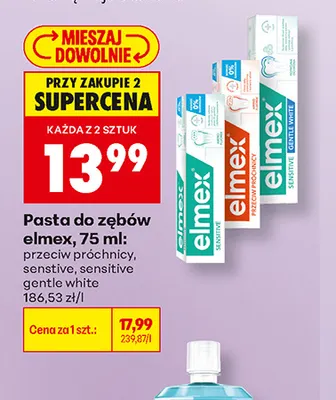 Pasta do zębów Elmex sensitive promocja w Biedronka