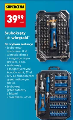 Wkrętaki promocja w Biedronka