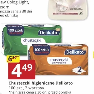 Chusteczki higieniczne Delikato promocja w Prymus AGD
