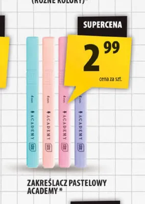 Zakreślacz pastelowy Academy promocja w Arhelan