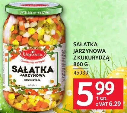 Sałatka jarzynowa z kukurydzą promocja w Selgros