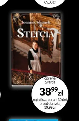 Książka Joanna Adamek - Stefcio oprawa twarda promocja w Empik