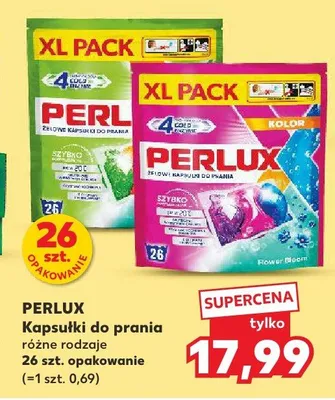 Kapsułki do prania różne rodzaje Perlux promocja w Kaufland