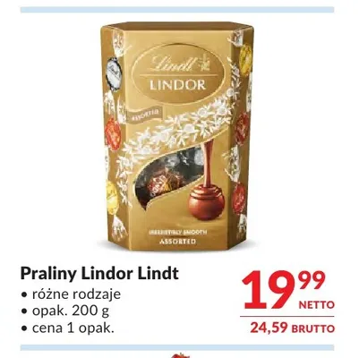 Praliny Lindor Lindt promocja w Makro