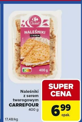 Naleśniki z serem twarogowym promocja w Carrefour Express