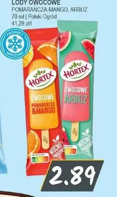 Lody owocowe Hortex arbuz promocja w Słoneczko