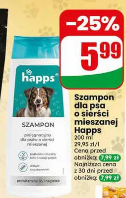 Szampon dla psa o sierści mieszanej 200ml promocja w Dino