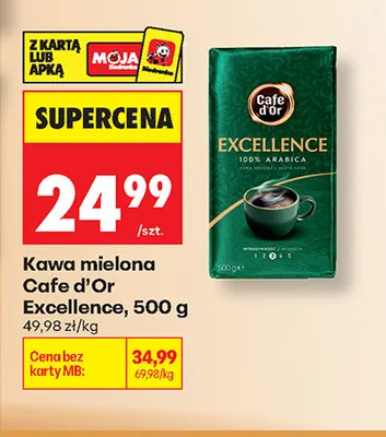 Kawa mielona Cafe d'Or Excellence promocja w Biedronka