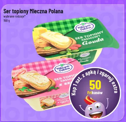 Ser topiony Mleczna Polana wybrane rodzaje promocja w POLOmarket