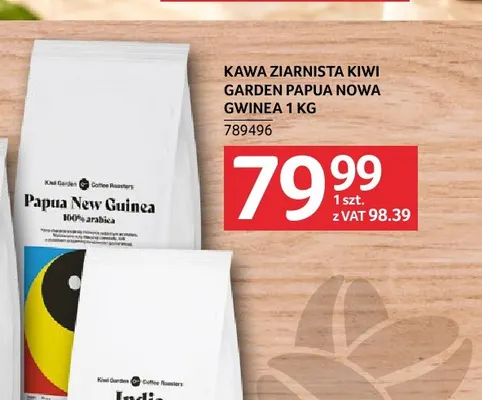 Kawa ziarnista Kiwi Garden Papua Nowa Gwinea promocja w Selgros