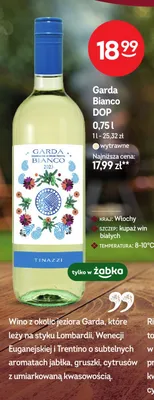 Wino białe Garda Bianco DOP Tinazzi promocja w Żabka