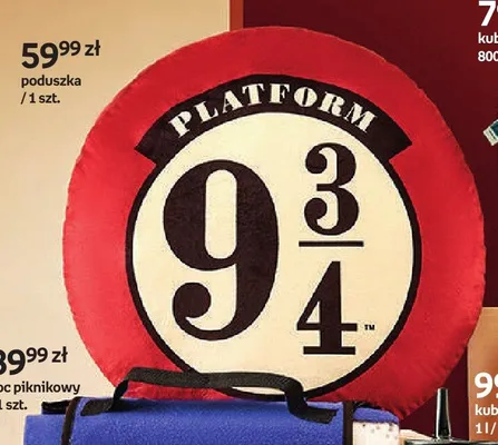 Poduszka Harry Potter Platform 9 3/4 promocja w Empik