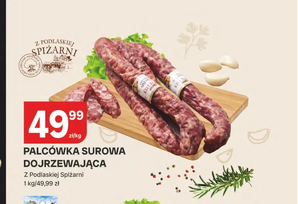 Palcówka surowa dojrzewająca Z Podlaskiej Spiżarni promocja w Chorten