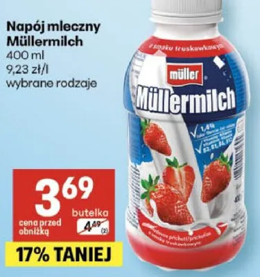 Napój mleczny promocja w Delikatesy Centrum